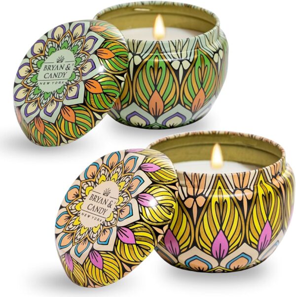 Bryan & Candy Scented Candles Gift Set for Women & Men