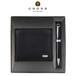 CROSS BI-FOLD WALLET WITH CROSS BAILEY PEN