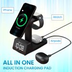 BELLA 2 - 3in1 Wireless Charger|Support to iPhone 12 & Above|Support Air pods Charging|Support Apple Smartwatches - Image 7